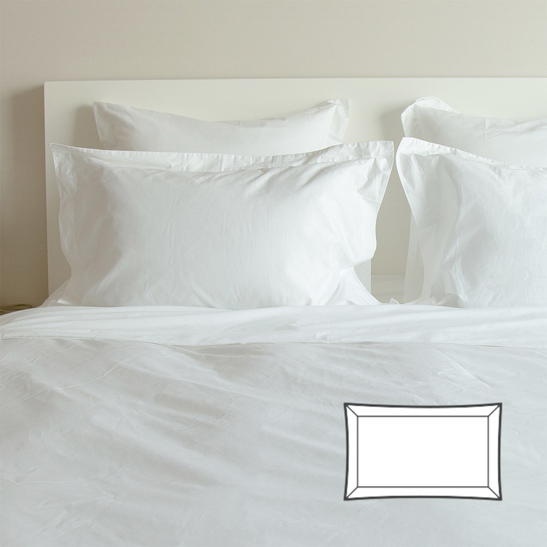 Duke Oxford Pillowcase - White
