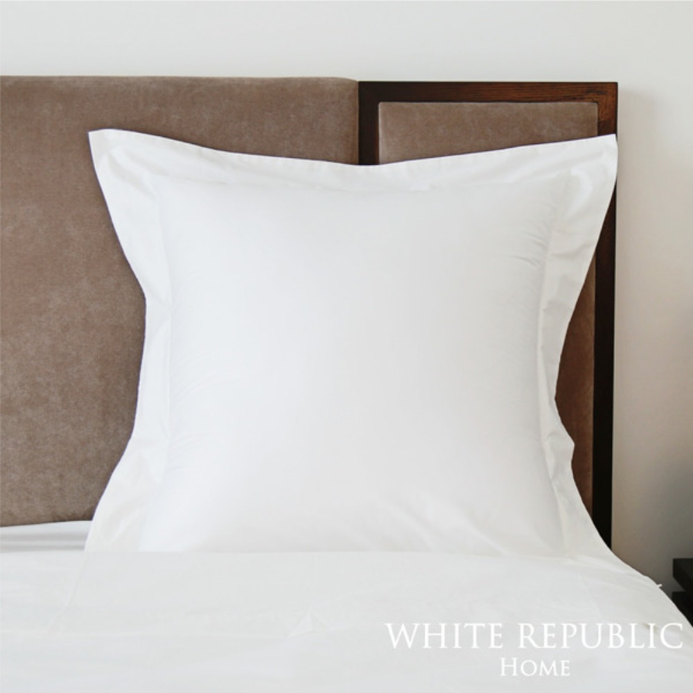 Duke Square Pillowcase - White