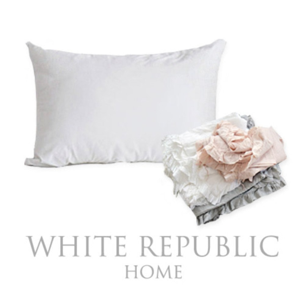 French Linen Ruffle Mini Pillowcase set (3color)