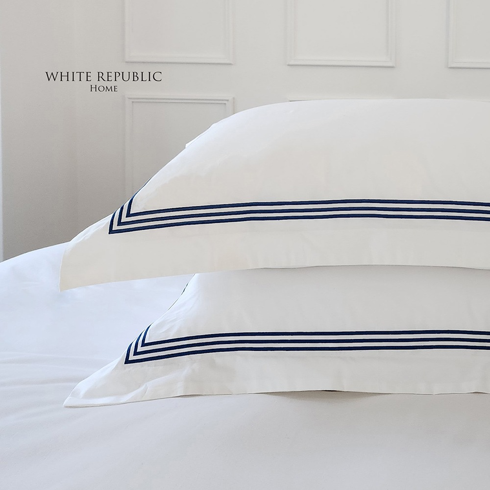 Dulwich Collection Cover Set (White-Silver, White-Navy)