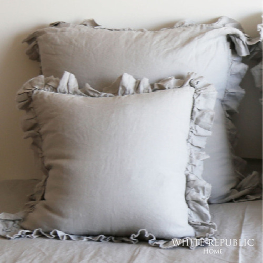 [BlackFriday]French Linen 65 Cushion Case Smoke Grey