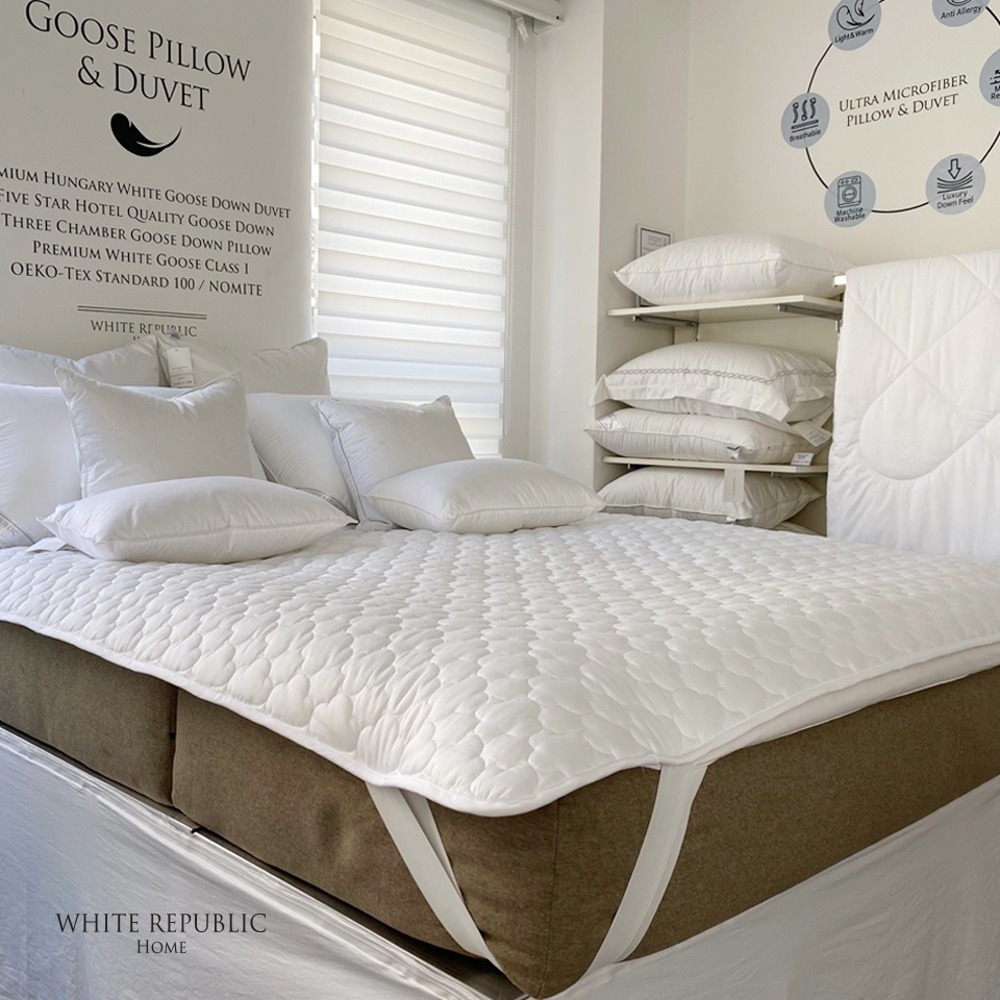 [Family Sale] FL) Hotel Mattress Protector with band WH K